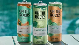 On The Rocks Sparkling Cans 