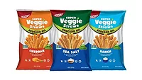 Super Veggie Straws packages