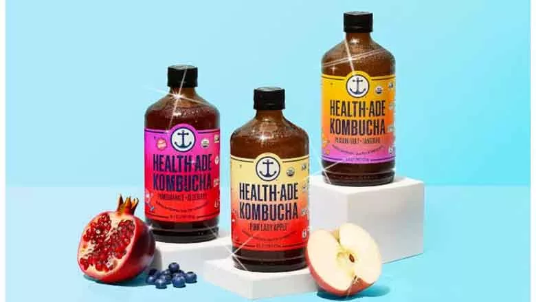 Health Ade Kombucha bottles