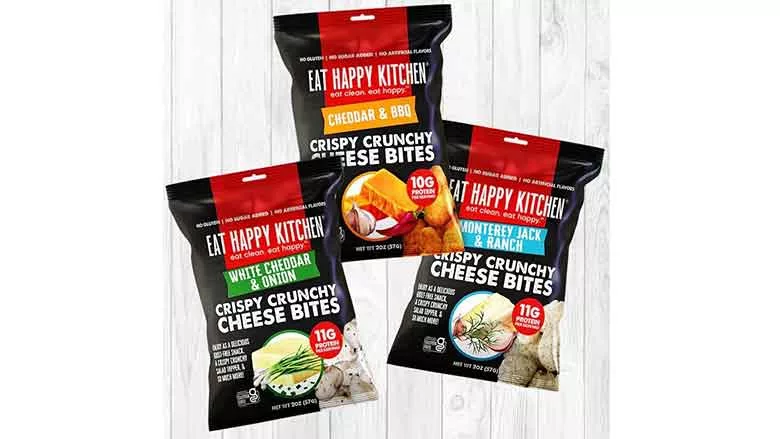 Eat Happy Kitchen Cheese Bites packages