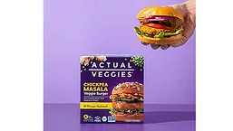 Actual Veggies burger package