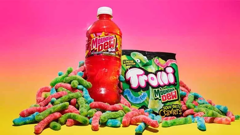 Trolli Mountain Dew collab products