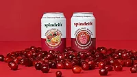 Sindrift Cranberry cans