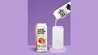 Clear Protein Water Cans 