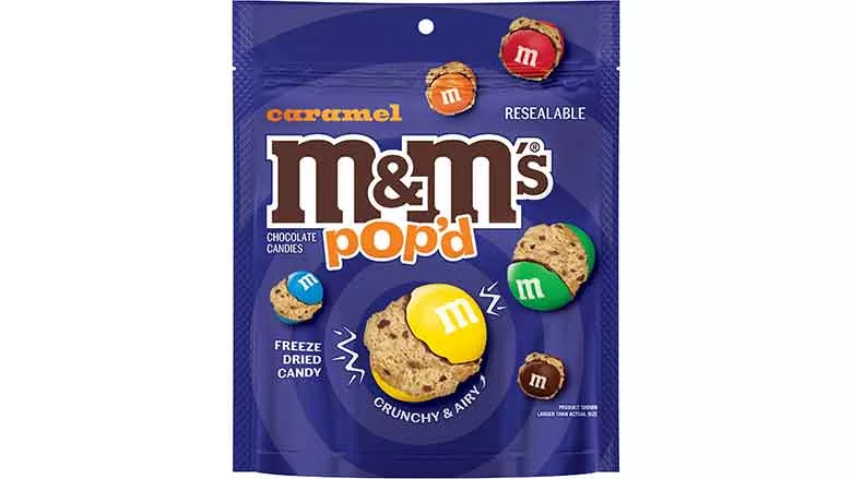 MMs Popped Freeze Dried package