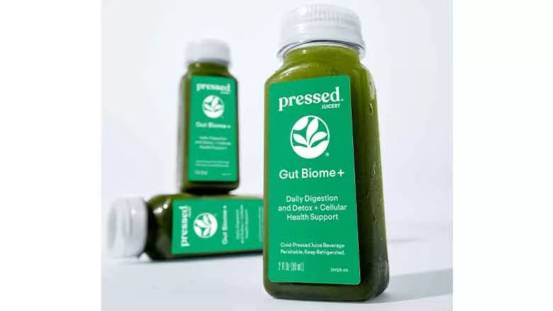 Pressed Gut Biome bottles
