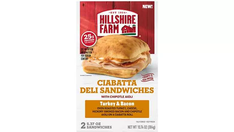 Hillshire Cibatta Turkey Bacon