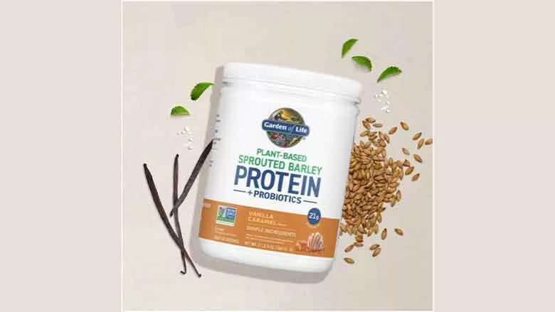 Garden of Life Protein and Probiotics container