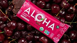 Aloha Chocolate Cherry bar package