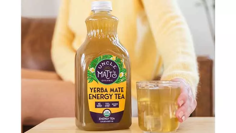 Uncle Matts Yerba Mate Energy Tea bottle