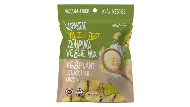 Woodbridge Tempura Veggie Snacks package