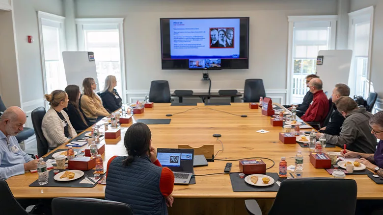 presentation in ocean spray conference room