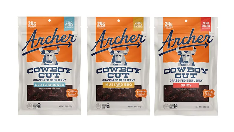 Archer Cowboy Cut jerky package