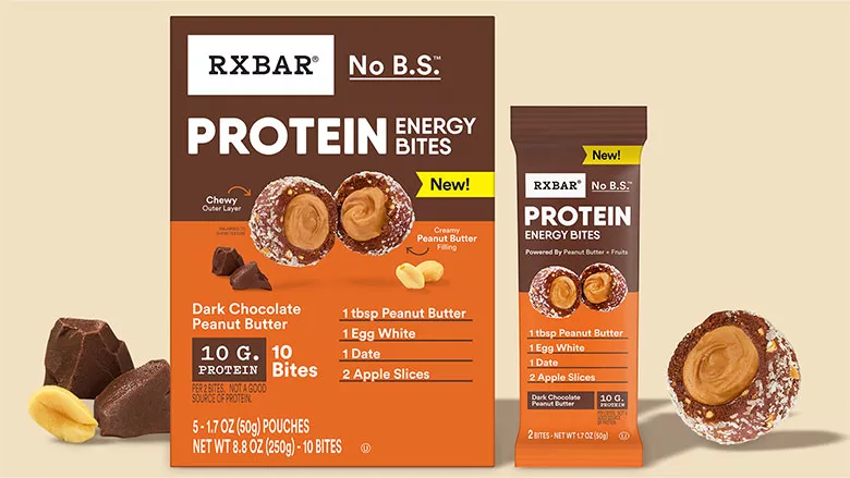 RXBAR Protein Energy BitesDarkChoc