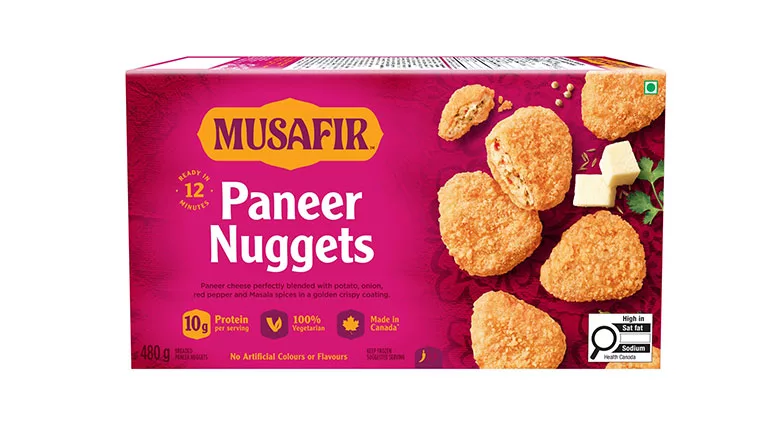 Musafir Paneer Nuggets package