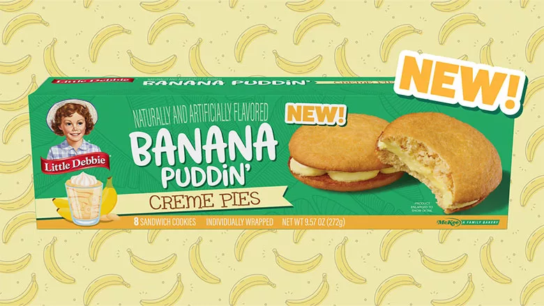 Little Debbie Banana Puddin Cream Pies package