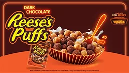 Reeses Puffs Dark Chocolate package