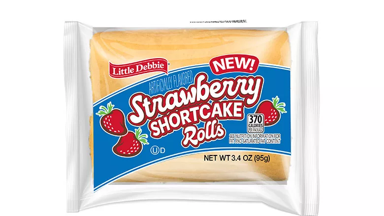 Little Debbie Strawberry Shortcake Rolls package