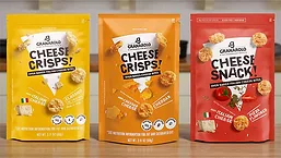 Granarolo Cheese Crisps packages