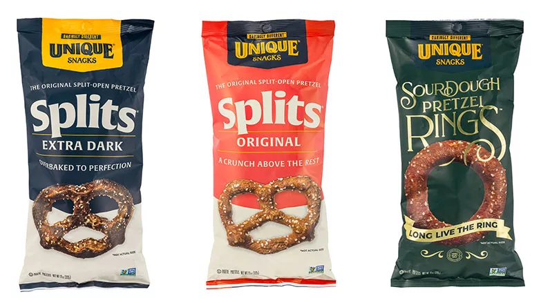 Unique Snacks Rebrand Package