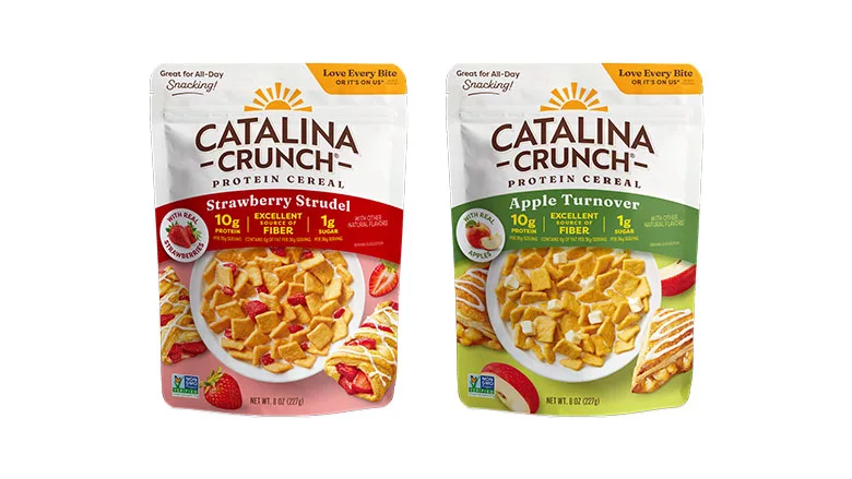 Catalina Crunch Protein Cereal packages