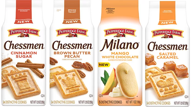 Pepperidge Farm Cookie packages