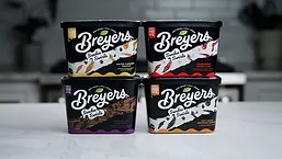 Breyers Sundae Swirl containers