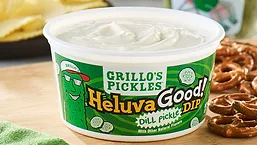 Grillos Heluva Good Dip container