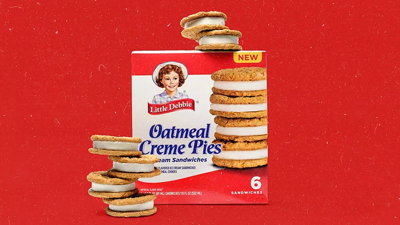 Little Debbie Oatmeal Pie Sandwich package