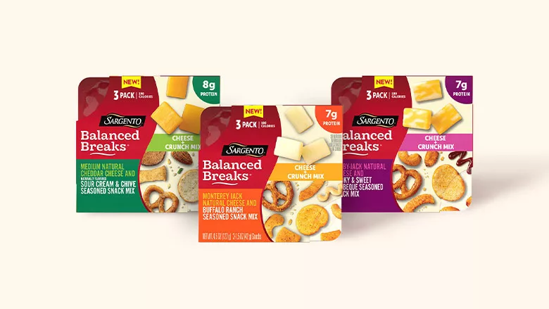 Sargento Balanced Breaks various packages