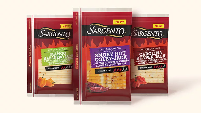 Sargento Sliced Cheese packages