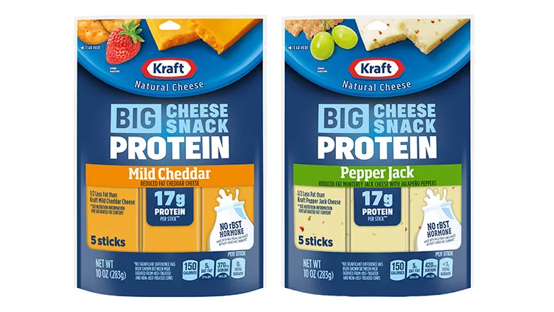 Kraft Protein Cheese Snacks packages