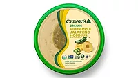 Cedars Pineapple Jalapeno Hummus container