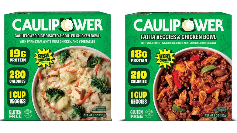 Caulipower Rissotto and Fajita bowls