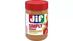 Jif Unsweetened container