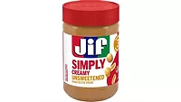 Jif Unsweetened container