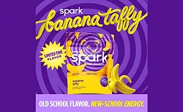 Spark Banana Taffy package