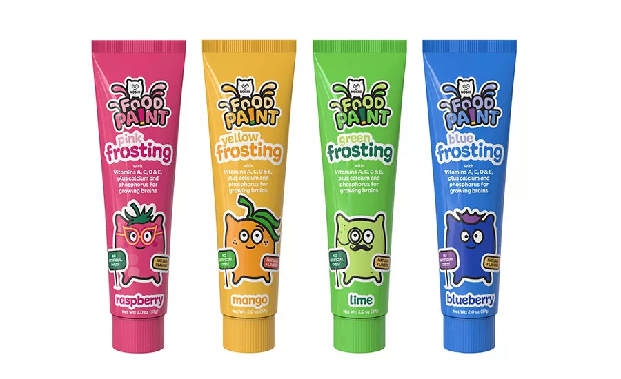 Food Paint bottles