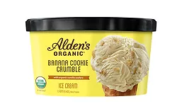 Aldens Organic Banana Cookie carton