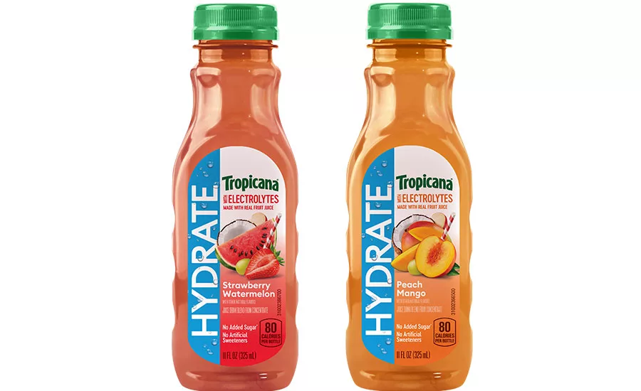Tropicana Hydrate bottles