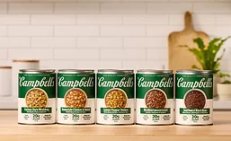 Campbells Protein Soup cans