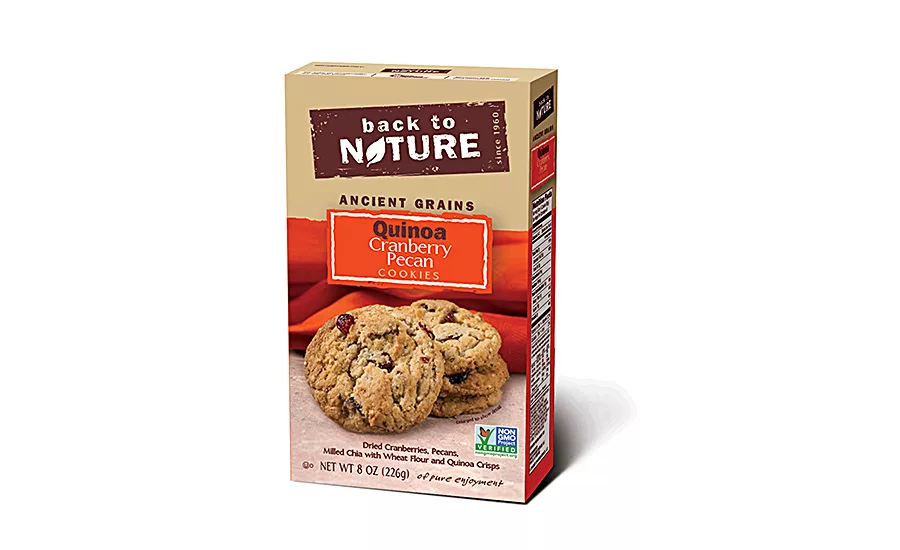 Back to Nature quinoa cookies use ancient grains