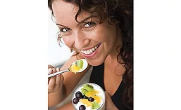 Both fruit and yogurt are heart healthy foods