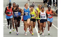 Athletes in events requiring heavy work of more than 90 minutes have reported benefits from a pre-competition diet where 70% of the calories come from carbohydrate