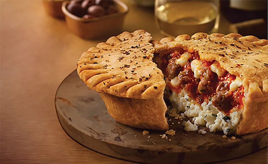 Bertolli Co.'s calzone pie