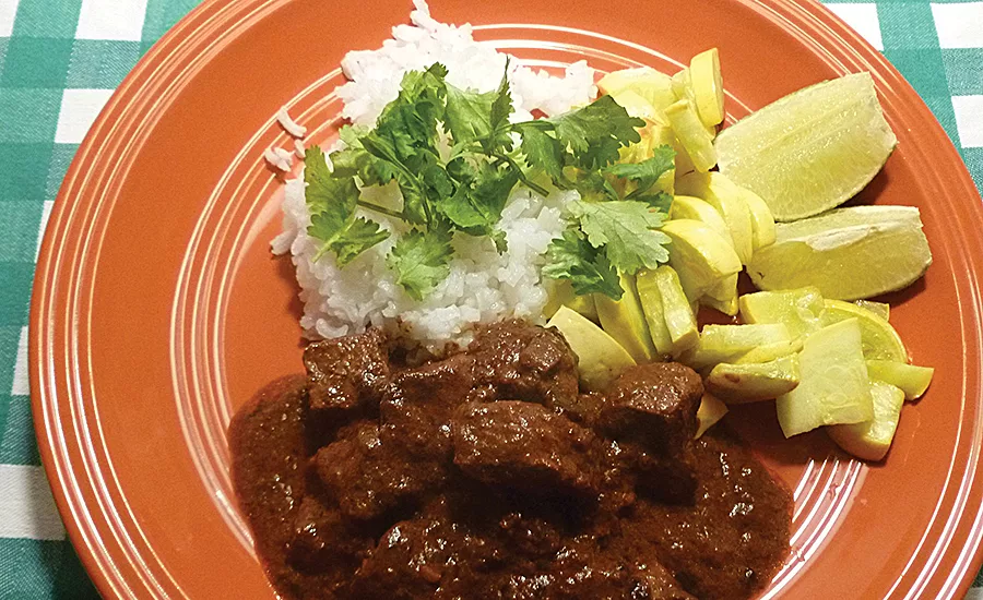 Ethnic flavor components can enhance and intensify savory or umami flavors and add trendier notes to long-cooked foods