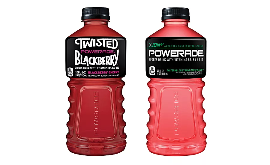 Powerade functional beverage with added vitamins