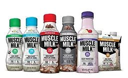 Different flavors of muscle milk