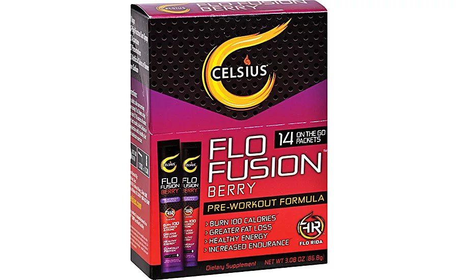 Celsius pre-workout formula dietary supplement