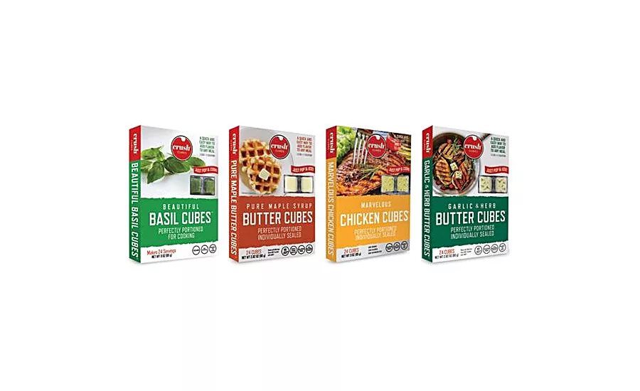 Crush Cubes are a line of flash-frozen, pop-and-use herbs, butters, sauces and seasonings